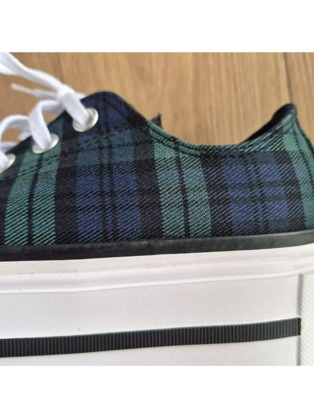 ⭐Converse Lift Double Stack Platform Plaid 9.5 Men's shoes Sneaker Black A16517C